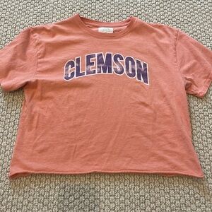 Clemson tigers crop top